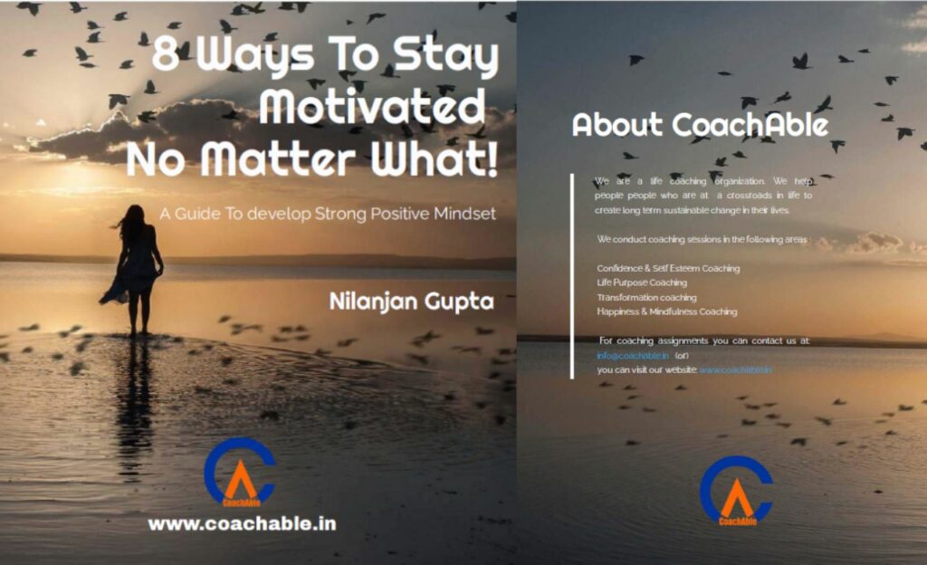 Book Cover for e-book on motivation